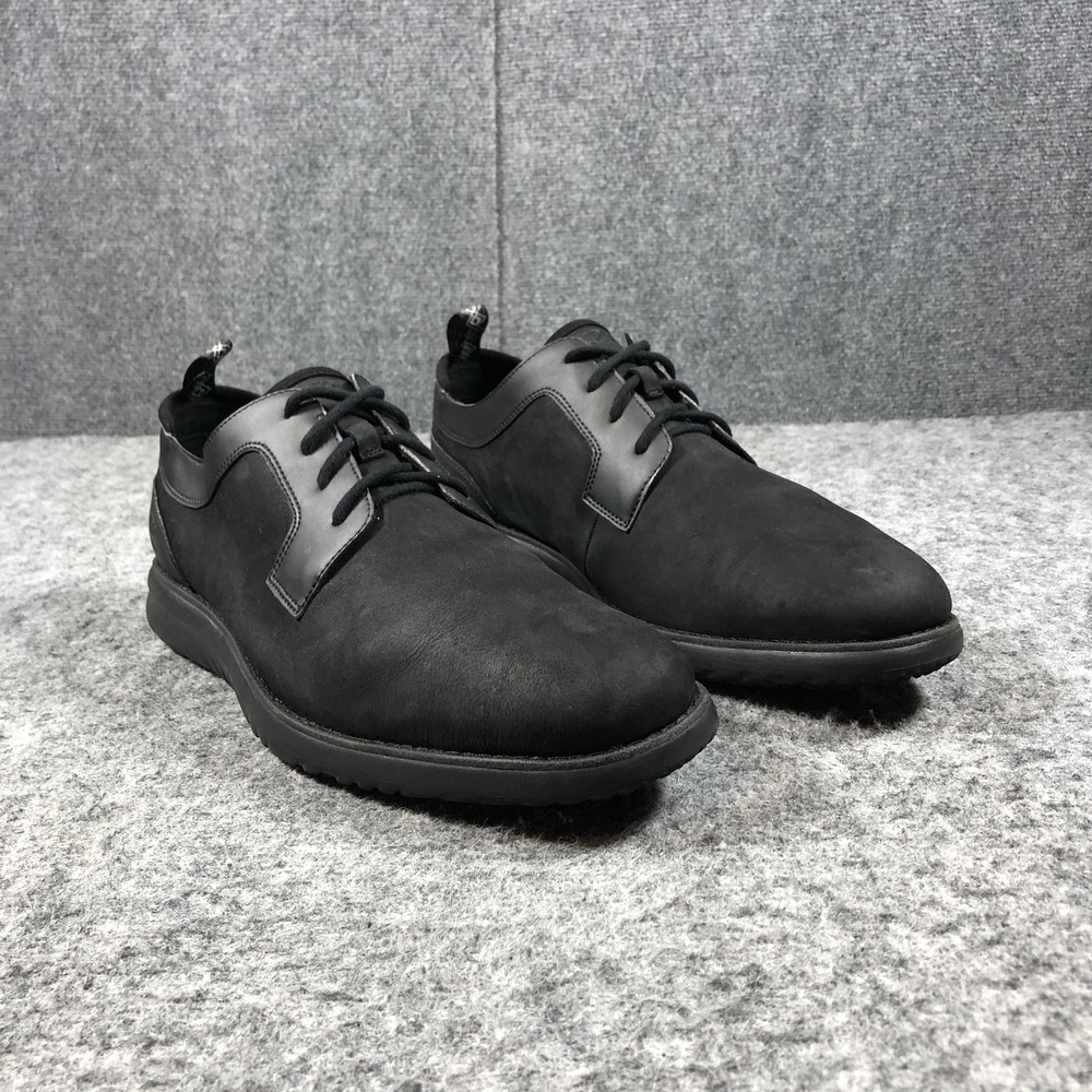UGG Sneakers Mens 15 Black Leather Waterproof Treadlite Comfort 1104692